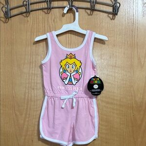 Nintendo Pink Princess Peach Bodysuit